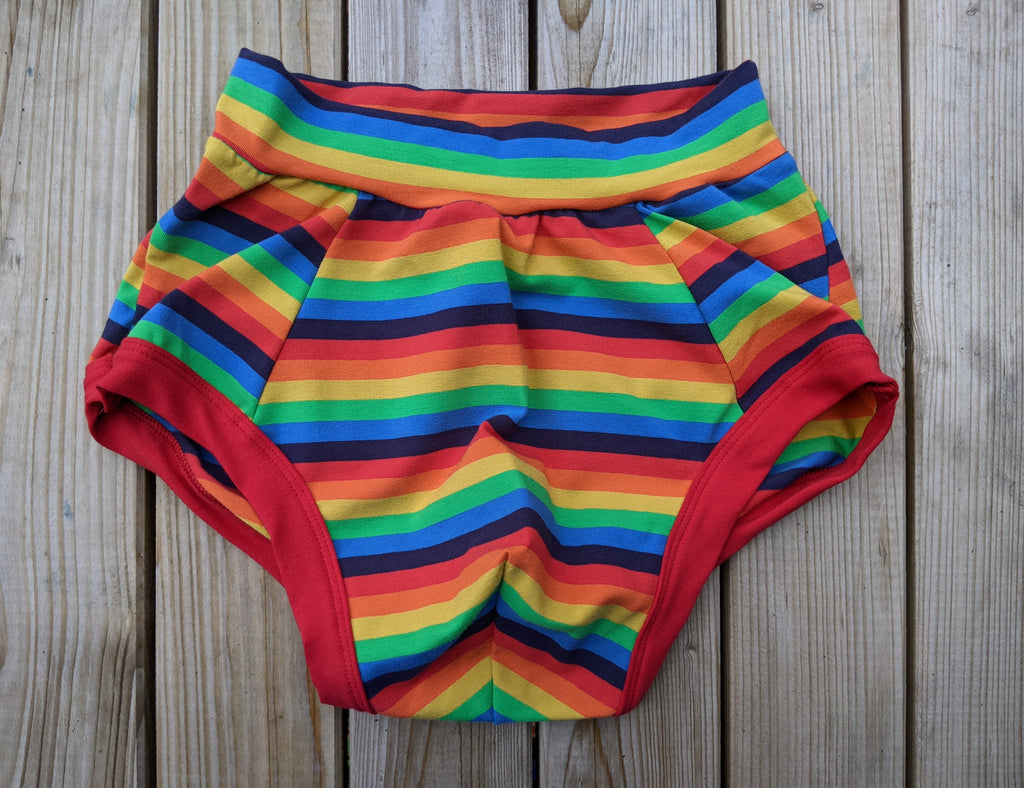 Kids' Rainbow Stripe Underwear by Thunderpants USA